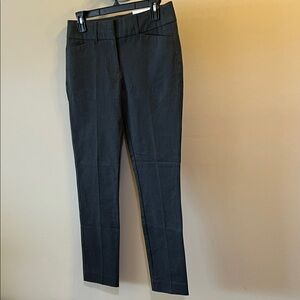 Loft Classic Straight-Leg Dress Pants in Charcoal Size 4 NWT